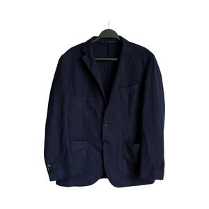 Ledbury blue linen sports coat size 42R
